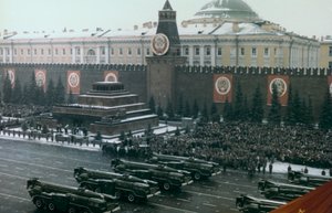 Militaire parade, Rode Plein, Moskou, 1971