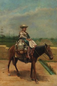 Melkvrouw, ca. 1890-1892 door Unbekannt