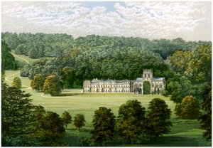Milton Abbey, Dorset, huis van Baron Hambro, c1880