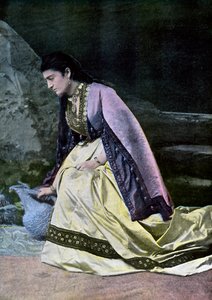 Mingrelische vrouw die water verzamelt, ca. 1890 door Unbekannt