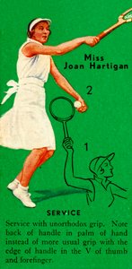 Miss Joan Hartigan - Service, ca. 1935