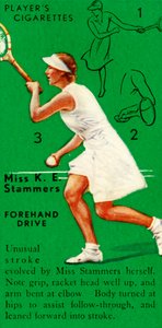Miss K. E. Stammers - Forehand Drive, ca. 1935 door Unbekannt