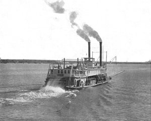 Mississippi Peddelstoomboot, VS, ca. 1900