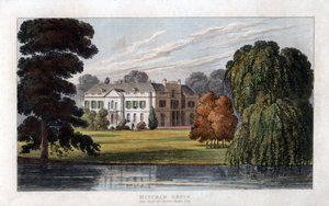 Mitcham Grove, Surrey, het landgoed van Henry Hoare, ca. 1827