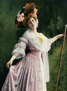 Mlle. Marthe Regnier, rol van Jacqueline. - La Passerelle. - Vaudeville, 1904