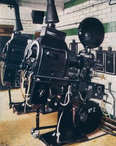Moderne bioscoopbedieningskast, 1938