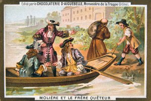 Molière en de bedelmonnik door Unbekannt