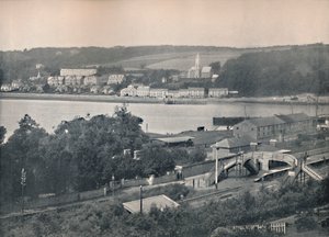 Monkstown - Vanaf Monkstown Pier Station, 1895