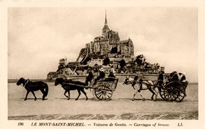 Mont-Saint-Michel, Normandië, Frankrijk, begin 20e eeuw door Unbekannt