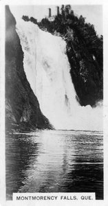 Montmorency Watervallen, Quebec, Canada door Unbekannt