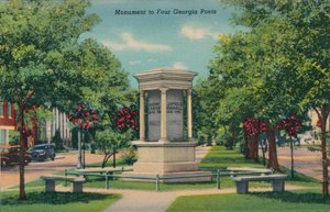 Monument voor vier dichters uit Georgia door Unbekannt