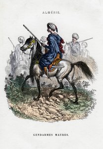 Moorse gendarmes, Frans leger in Algerije
