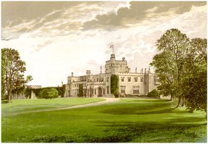 Moreton Hall, Cheshire, huis van de familie Ackers, ca. 1880 door Unbekannt