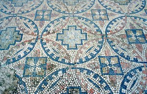 Mozaïek uit een Romeinse villa, Montreal, Dordogne en Atlantische Kust, Frankrijk