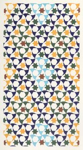 Mozaïek van de portiek van de Generalife, 1907 door Unbekannt