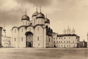Moskou. Maria-Tenhemelopnemingkathedraal door Unbekannt