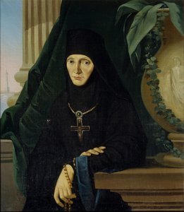 Moeder Overste Maria Tuchkova, 1840s door Unbekannt