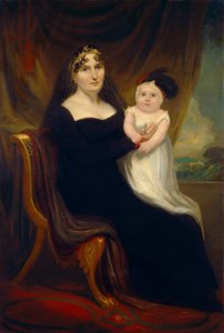 Moeder en Kind, ca. 1810 door Unbekannt