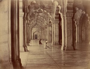 Moti Masjid: Parelmoskee in het interieur van Fort Agra
