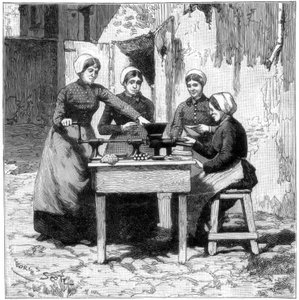Vormgeven van explosieve gompatronen, Isleten, nabij Fluelen, Zwitserland, 1893 door Unbekannt