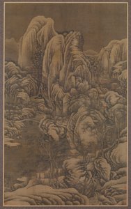 Mount Emei onder zware sneeuw, 17e eeuw