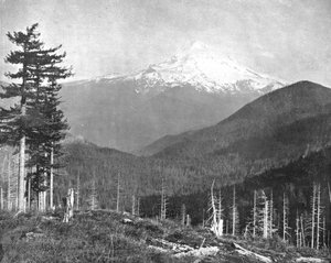 Mount Hood, Oregon, VS, ca. 1900 door Unbekannt