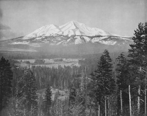 Mount Shasta, 19e eeuw door Unbekannt
