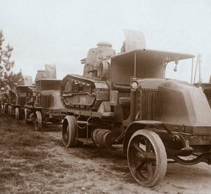 Vertrek in de avond, ca. 1914-ca. 1918 door Unbekannt