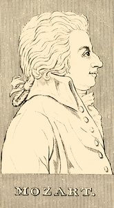 Mozart, 1756-1791 door Unbekannt