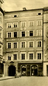Mozarts geboortehuis, Salzburg, Oostenrijk, ca. 1935