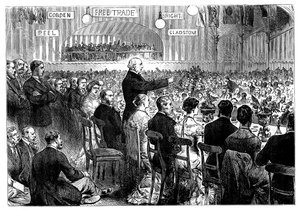 Mr Gladstone in Leeds, eind 19e eeuw door Unbekannt