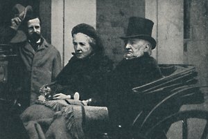 De heer en mevrouw Gladstone rijden door Glasgow tijdens de algemene verkiezingen van 1892 door Unbekannt
