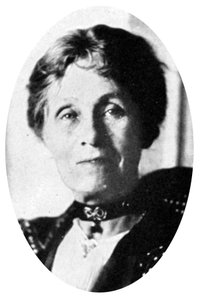 Mevrouw Emmeline Pankhurst, Engelse suffragette, begin 20e eeuw