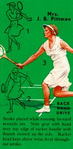 Mevrouw J. B. Pittman - Backhand Drive door Unbekannt