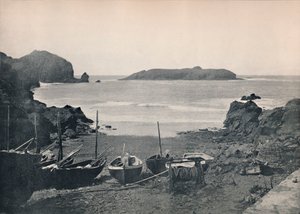 Mullion Cove - met zicht op Mullion Island, 1895