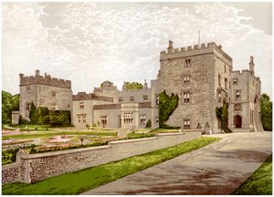 Kasteel Muncaster, Lord Muncaster, Cumberland, ca. 1880 door Unbekannt