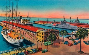 Gemeentelijke Pieren. San Diego, Californië, ca. 1941 door Unbekannt