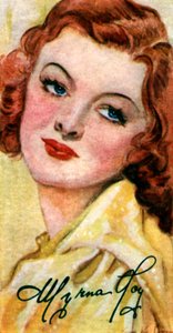Myrna Loy, Amerikaanse filmactrice door Unbekannt