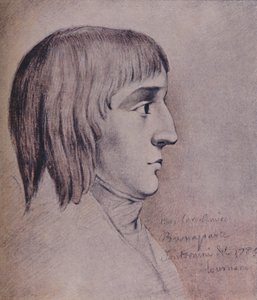 Napoleon Bonaparte in 1785, zestien jaar oud, 1896 door Unbekannt