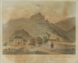 Napoleon Bonaparte op het eiland Sint-Helena, 1816 door Unbekannt