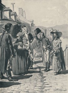 Napoleon op weg naar Corsica met zijn zus Elisa, 1894, 1896 door Unbekannt