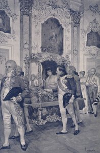 Napoleon en de Keizerin van Oostenrijk in Dresden, 1812, 1896