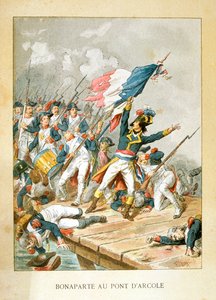 Napoleon bij de Arcola brug, 15 november 1796 door Unbekannt