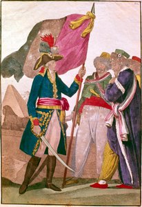 Napoleon in Egypte, 1799 door Unbekannt