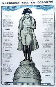 Napoleon op de kolom, 19e eeuw door Unbekannt