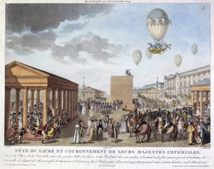 Napoleons kroningsvieringen, 3 december 1804 door Unbekannt