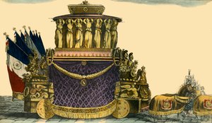 Napoleons begrafeniswagen, 1840, 1921 door Unbekannt