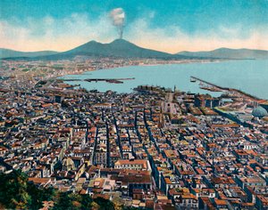 Napoli - Panorama Da S. Martino, uitzicht vanaf San Martino, c1900