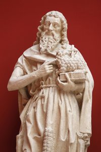 Nationaal Museum van Franse monumenten. Sainte Chapelle, Chateaudun. Johannes de Doper. Gipsafgietsel, Parijs, Frankrijk door Unbekannt
