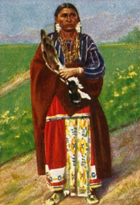 Inheemse Amerikaanse vrouw, c1928